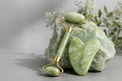 Gua Sha et rouleau en jade