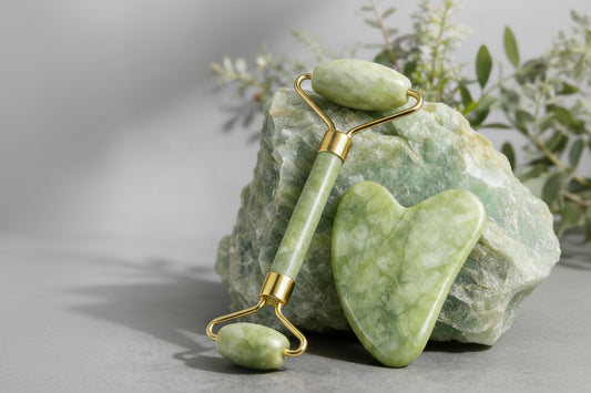 Gua Sha et rouleau en jade
