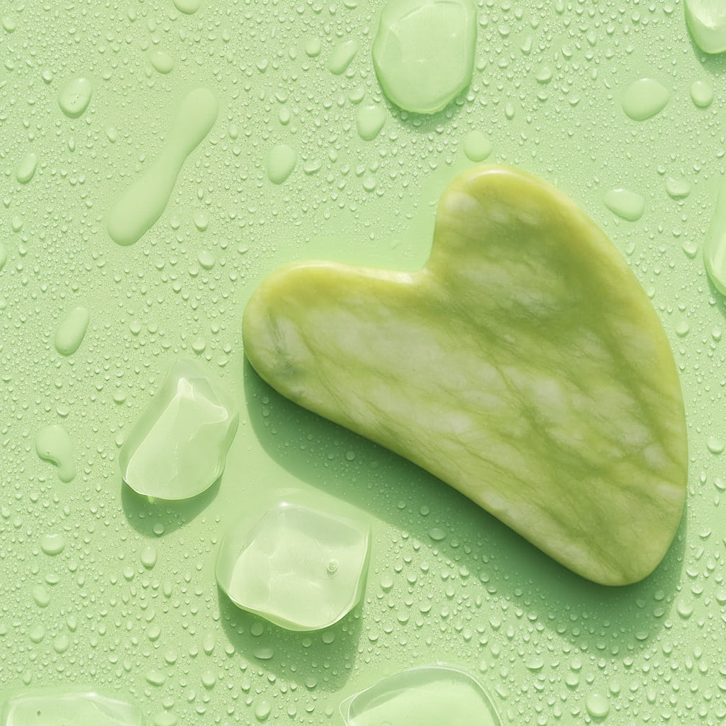 Gua Sha et rouleau en jade
